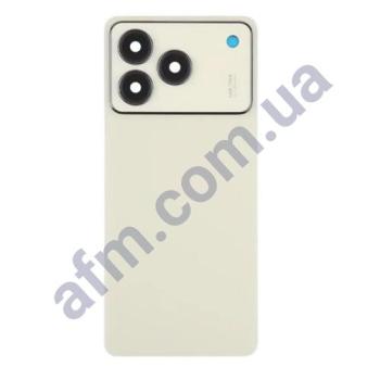 Задня кришка ZTE Blade A76 4G золота + Скло камери